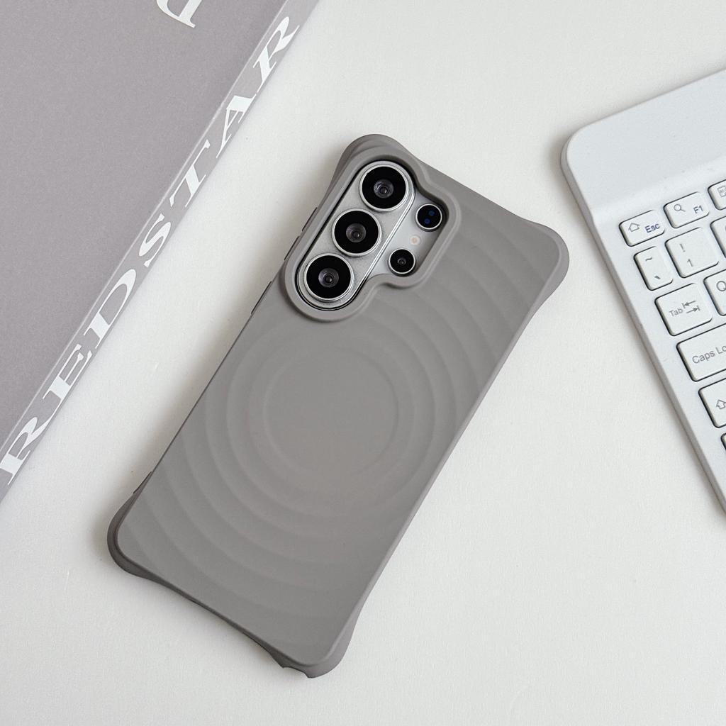 Water Ripple Silicone Magnetic For  Phone Case For Samsung Galaxy S26 S2 S24 S23 Ultra Plus Wireless Charge Soft Cover