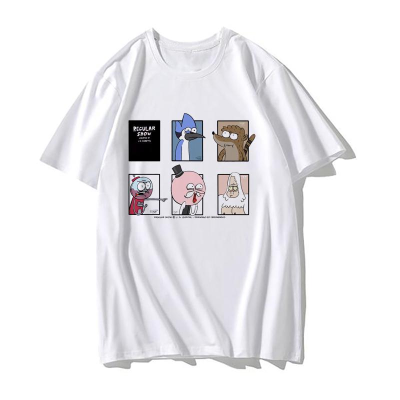 T Shirt Funny Cartoon Tee Unisex Casual 