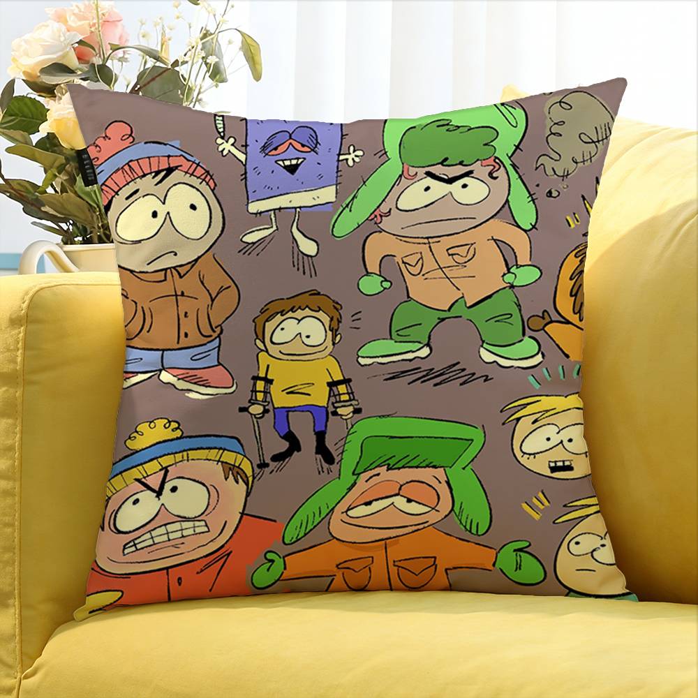 Kenny S-South Park Various Sizes Square Pillow Case For Car Home Bedchamber Decor