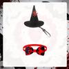 Scary Gothic Halloween Decoration Set for Front Door Yard and indoors Parties Quick Setups Felt Materials