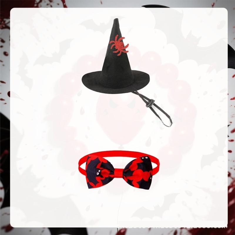 Scary Gothic Halloween Decoration Set for Front Door Yard and indoors Parties Quick Setups Felt Materials