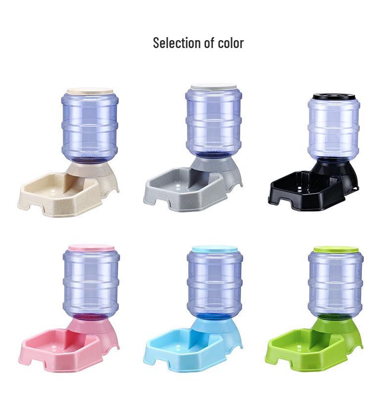 3.8L Anti-slip Automatic Pet Water & Food Feeder Bowl for Cats & Dogs