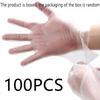 100PCS Einweg-TPE-Handschuhe Küche Bad Restaurant Camping Reise wasserdicht ölbeständig Haushaltsreinigungswerkzeuge