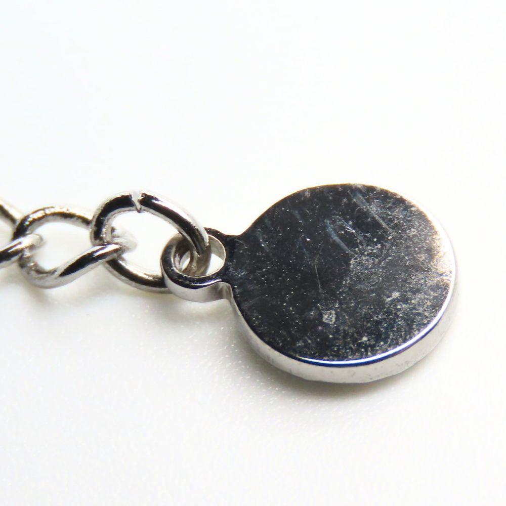 Used Courreges Necklace Metal 4.0g Silver Accessories