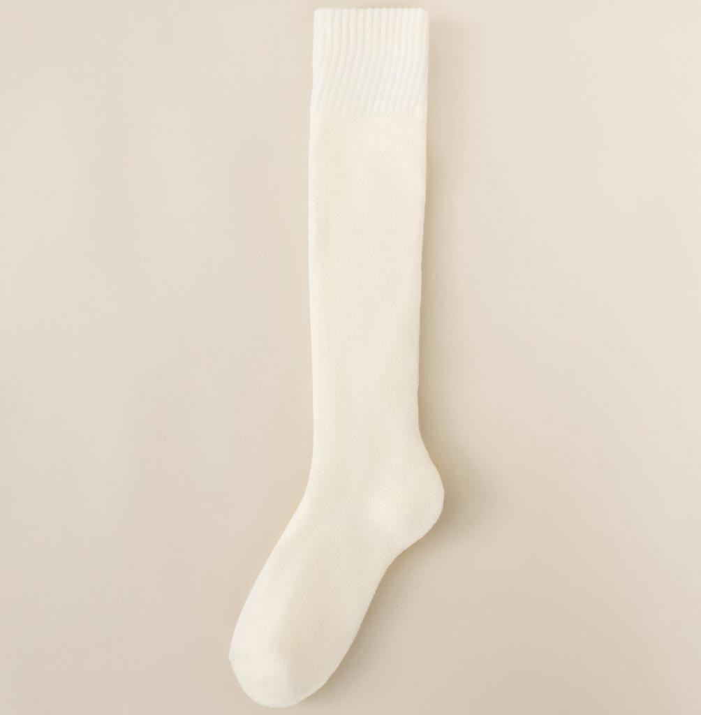 Damen Plüsch Kaschmir Wadenstrümpfe - Gemütliche, verdickte Wolle für Herbst & Winter