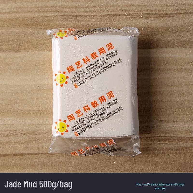 Argilă polimerică Jingdezhen High White fără coacere pentru sculptură manuală și roți de olărit pentru copii