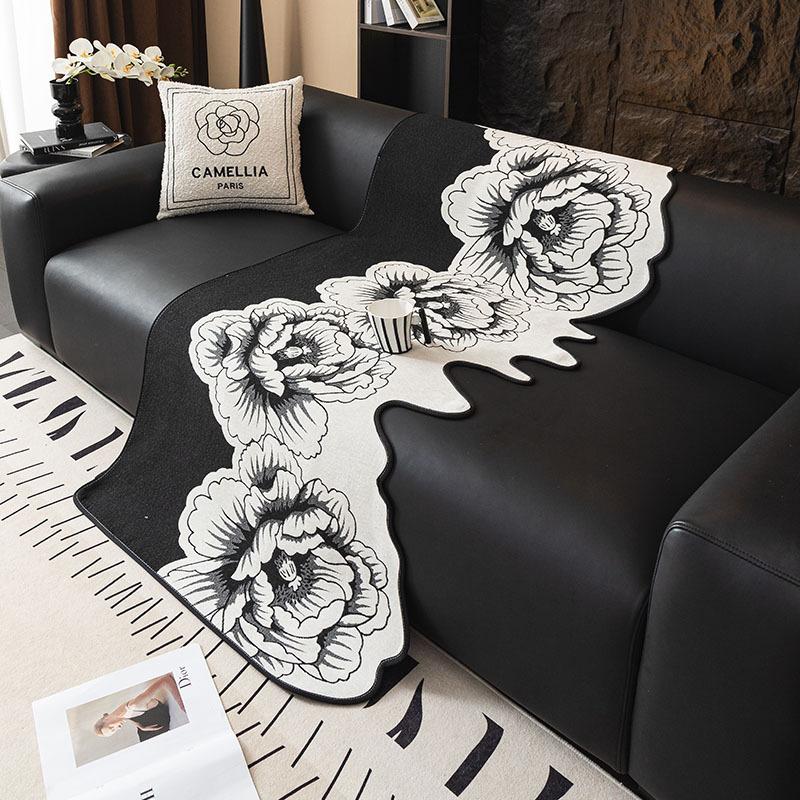 Chenier Special-Shaped Sofa Cushion  New High-End Non-Slip Seat Cushion Universal In All Seasons Irregular Straight Row Cover