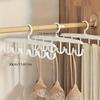 12-Hook Rotating Hanger – Space-Saving Closet Organizer for Ties, Belts, Underwear, Skirts | Portable Home & Dorm Storage