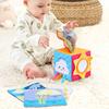 Baby Sensory Tissue Box Toy Crinkle Sound Soft Pull & Play Cube
