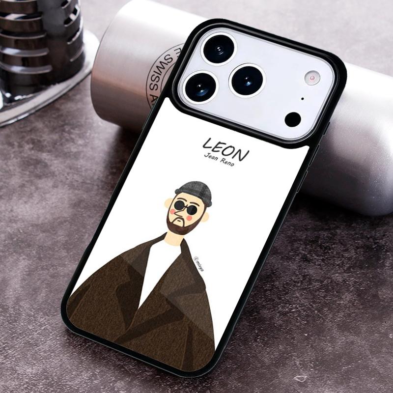Leon Movie Phone Case for iPhone 17 16 15 Pro Max Air 14 13 12 11 Plus Shockproof Capa Cover