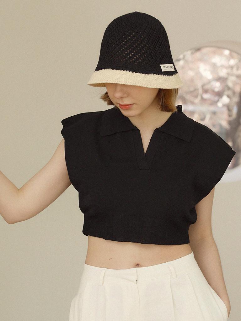 Meleuhen Pippi Crocher Bucket Hat (4Color)