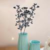Fake Blueberry Berries Faux Bouquets Foam High Quality Material