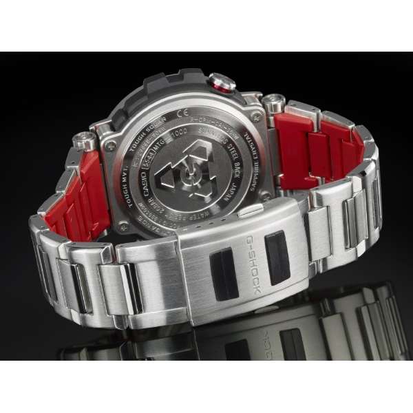 G-SHOCK MT-G MTG-B1000D-1AJF Luxury Metal Watch, Bluetooth Solar Radio-Controlled, Silver Stainless Steel, 20 ATM Water Resistant Men's Wristwatch