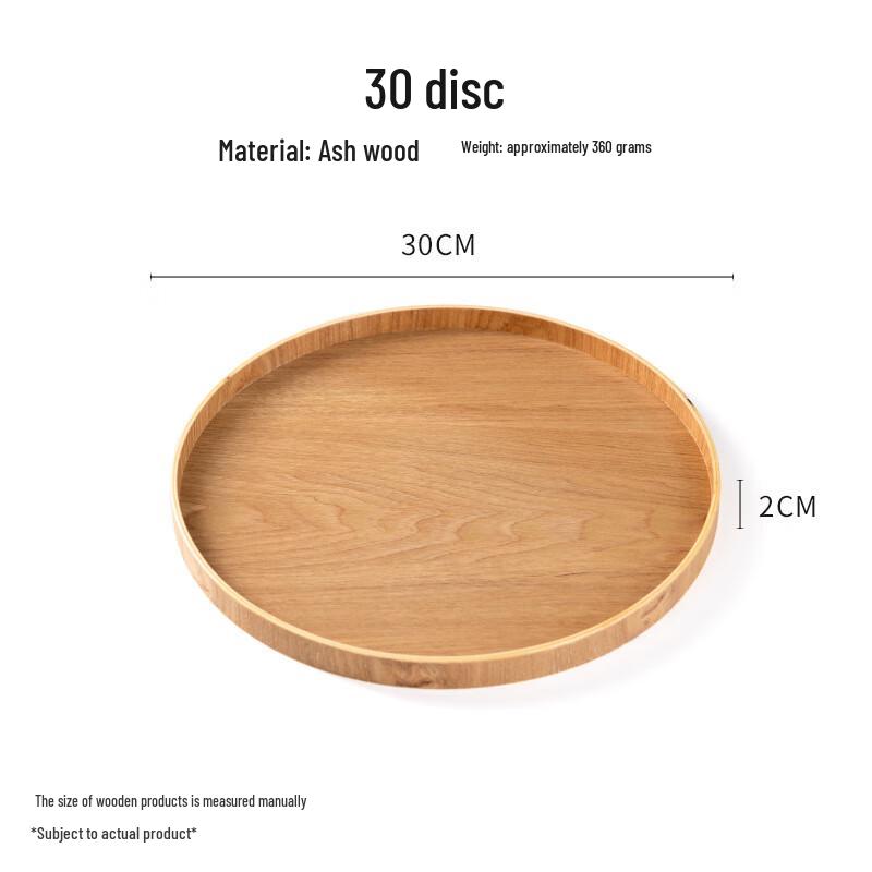 ZISIZ Clear Round Serving Plates