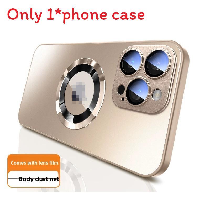 15 For Iphone Pro Matte Glass Magnetic Case With Shockproof Antiindentation