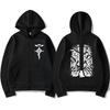 Fashionable Creative Fun Anime Print Sweatwear Thick Warm Autumn Winter Loose Oversized Casual Versatile Long Sleeves Zipper Coat Hoodies