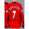 Vintage Jerseys, Soccer Uniforms, AC Ronaldo, Ronaldinho, Zidane, Long-sleeved Sportswear, National Team Uniforms