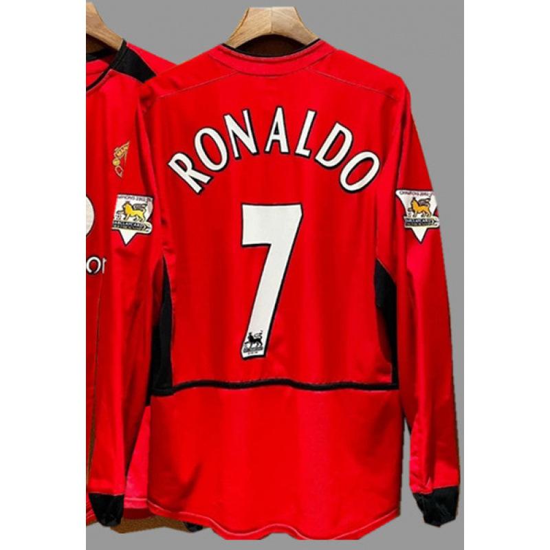 Vintage Jerseys, Soccer Uniforms, AC Ronaldo, Ronaldinho, Zidane, Long-sleeved Sportswear, National Team Uniforms
