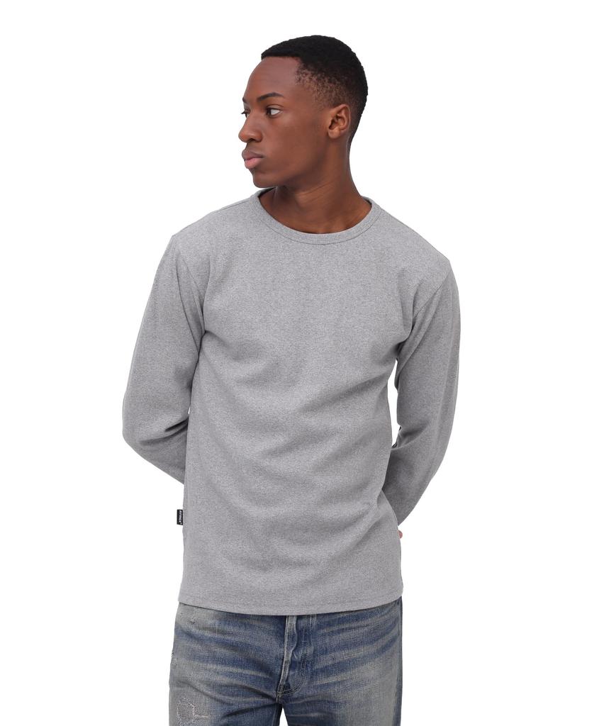 AVIREX DAILY RIB CREWNECK TEE 6153481 Men's M Grey