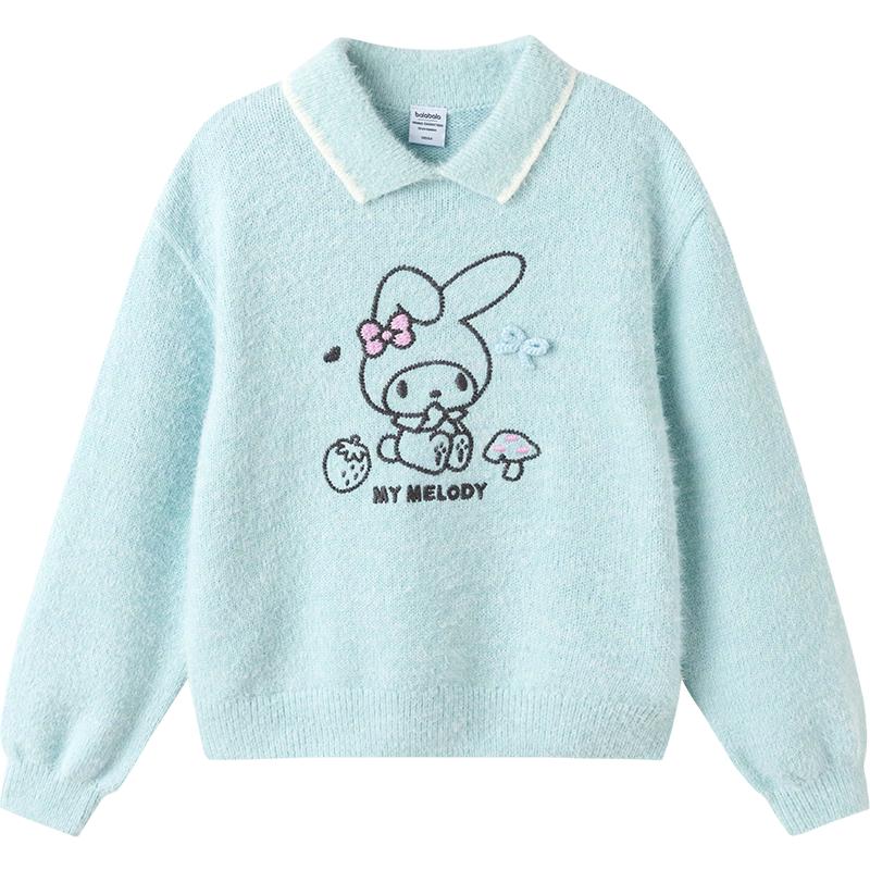 Balabala Girls' Hello Kitty Cartoon Sweater