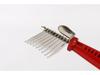 Pet Hair Removal Brush & Flea Comb with Stainless Steel Needles for Cats & Dogs