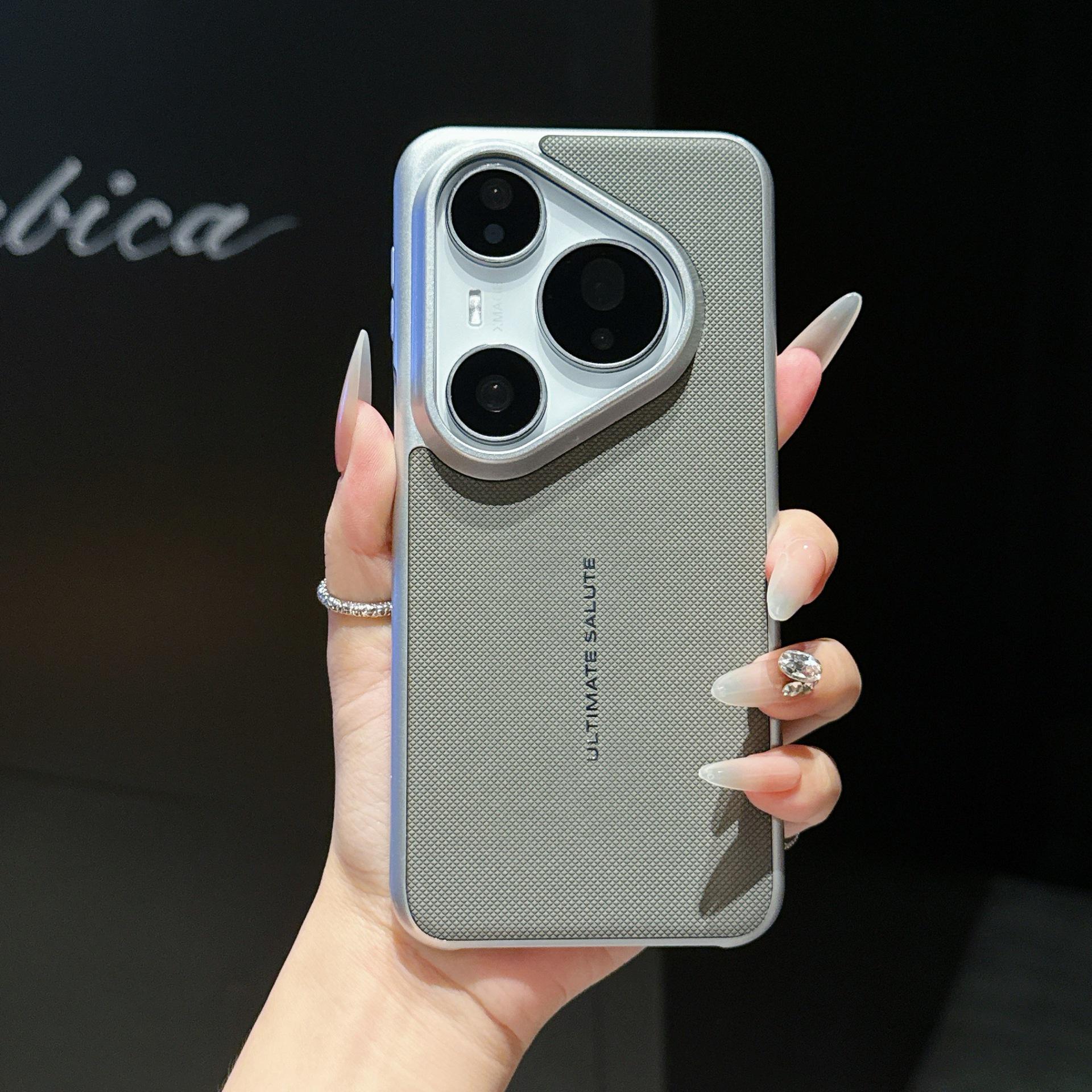 

P80PRO Diamond Pattern Magnetic Phone Case, Drop-Proof Protective Cover for HUAWEI P80A. HUAWEI P80 Pro