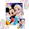 Diamond Painting Kit Full Diamond Round Mickey Elsa Decor Home Decor Craft Gift