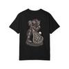 Chupacabra Lacrosse Cryptid Graphic T-Shirt Black Back Print Comfort Colors 1717