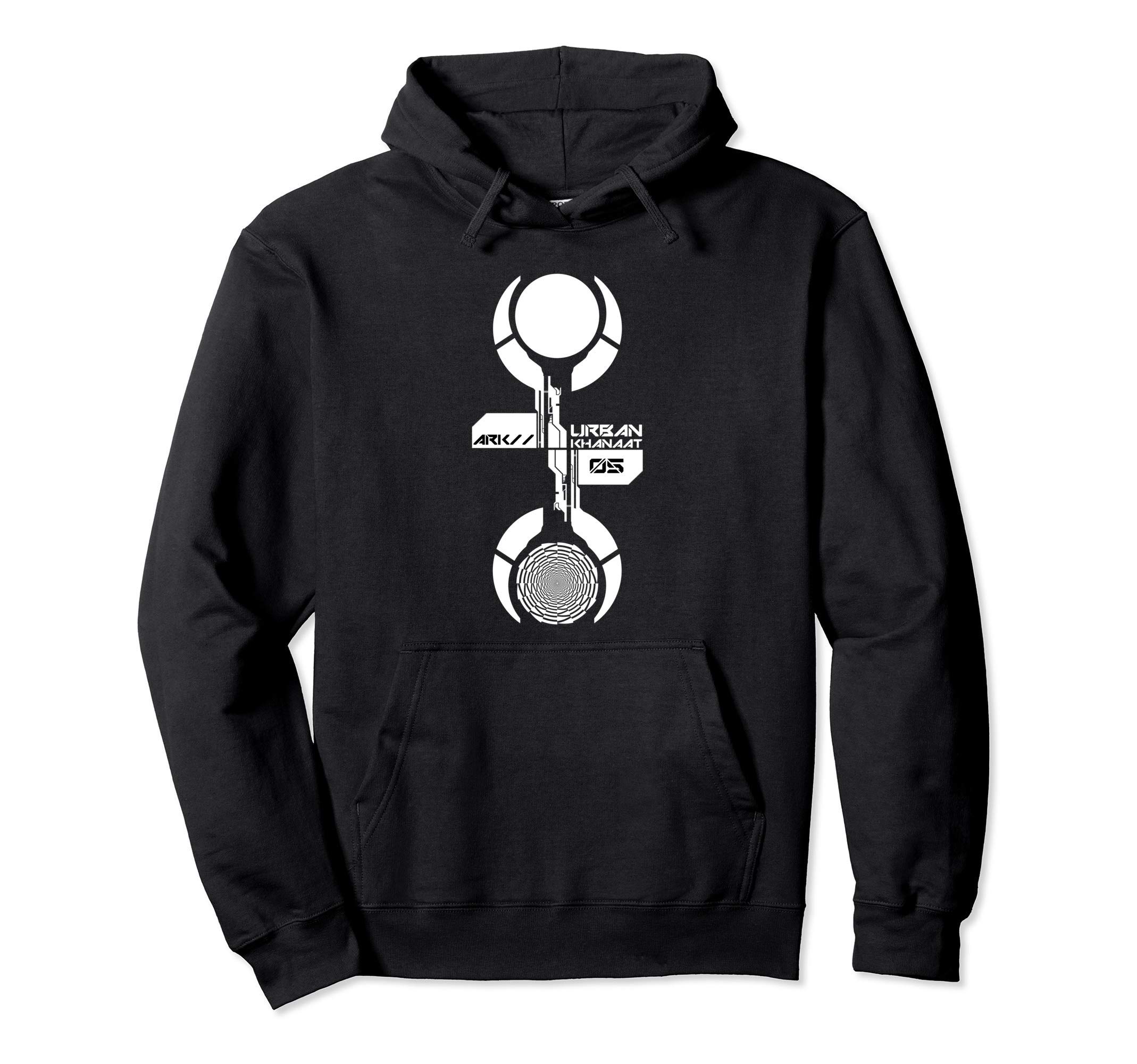 Urban Khanaat (jacket gap design) Cyberpunk Techwear Hoodie