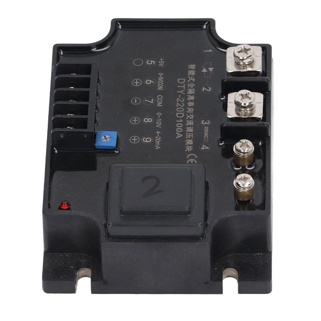 AC Voltage Control Module Single Phase Fully Isolated Resistance Voltage Regulator AC220V 100A