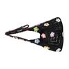 Bohemian Crochet Shoulder Bag Summer Beach Bags With Hollow Embroidery Detail And Adjustable Crossbody Strap Black