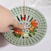 New Arrival Shower Drain Hair Collector And Kitchen Sink Strainer - Reusable Silicone Mesh Strainer With Suction Cup/Non-Design