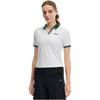 Fila Fitted Quick-Dry Knit Tennis Polo Shirt Women Tops A51W623101F-WT
