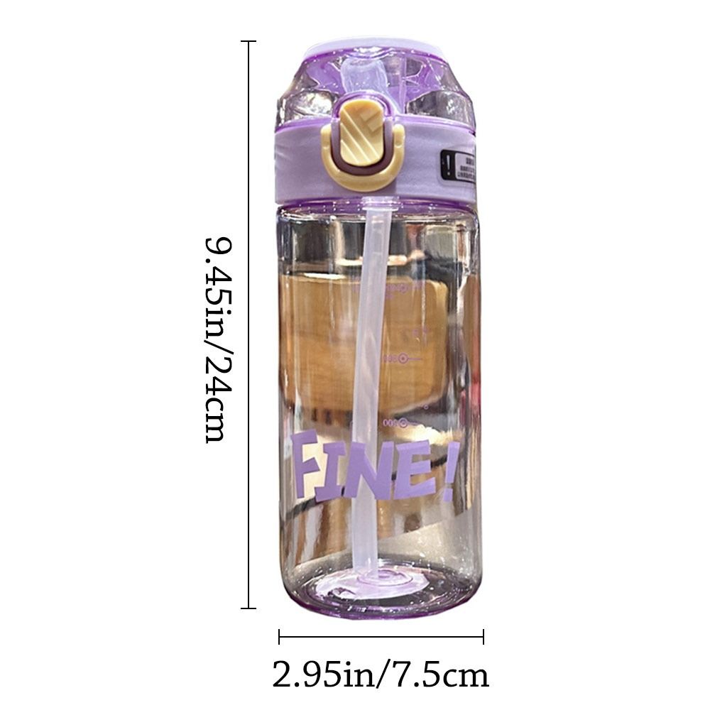 800ml Leak-Proof Summer Water Bottle Large Capacity Drinking Kettle Sports Water Cup  Outdoors