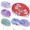 Embroidery Tassel Decorative Umbrella Large 82cm Ribbon Umbrella Flower Girl Umbrella  Photo Prop
