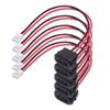 Xiwai DIY OEM Type C Female Socket To Header To 2P Waterproof Terminal Latch Mount USB C Pigtail DC 5V Extension Power Cable 5pcs/Set 2-Pin Cable,