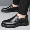 Fashion Fashion Casual Black Leather Loafers for Men Big Size Spring Autumn New Designer Shoes Male Soft Sole Men's Dress Shoe