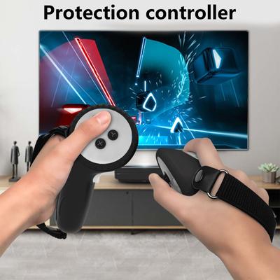 1 Paar VR-Controller-Silikon-Schutzhülle für Pico 4 Ultra. Verbessert Griffigkeit und Komfort. Leicht zu reinigende Griffhülle.