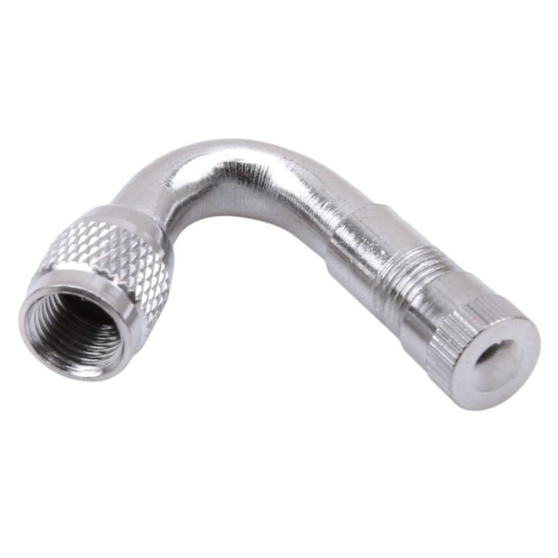Practical Universal 45/90 Degree Angle Brass Auto Motorcycle Valve Adaptor Tyre Inflatable Tube Extension Adapter