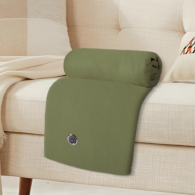 Portable USB Electric Heating Blanket for Car, Camping & Office - Washable & Warm