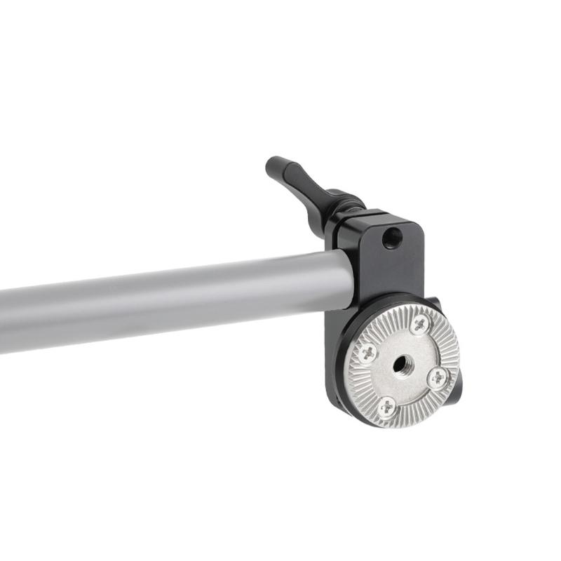 Aluminum Alloy 15mm Single Rod Clamp Durability For M6 Connection Handle For DSLR Camera Cage Handgrip