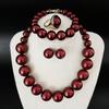 Vintage Style Imitation Pearl Jewelry Set Retro Elegant French Pearl Necklace  Valentine‘s Day