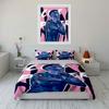 Blue Athlete Graffiti Design. Bedding Sets Duvet Cover Sets Duvet Covers Pillowcases(1 * Duvet Cover 2 * Pillowcases Without Duvet Insert)