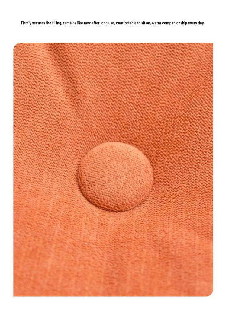Thickened Chenille Round Tatami Seat Cushion for Living Room & Balcony