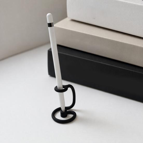 Low Odor Safe 3D Print Figurine Printed Pen Holder with Stable Base, Desktop Multi-scene Desk Cabinet Decor Stand, Minimalist Art Sculpture