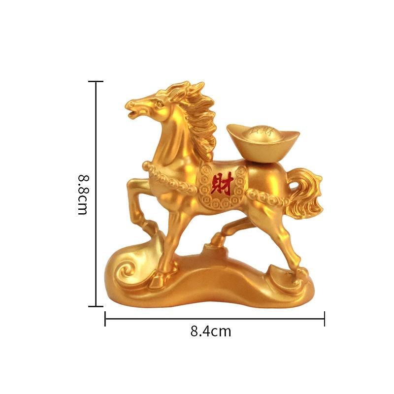 

2026 Год Лошади Вращающиеся Слитки Фигурка Лошади, Идеальный подарок на новоселье, Символ процветания