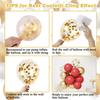101Pcs Red and Gold Latex Garland Balloons for Wedding, Birthday, Pop Party, Bridal Shower, Graduation Decoration Balloons