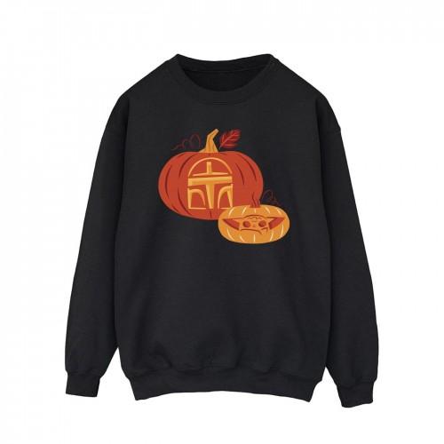 Star Wars Mandalorian Mens Pumpkin Sweatshirt