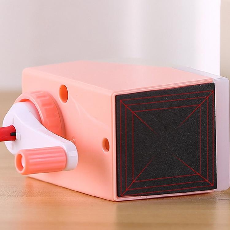 Classroom Manual Pencil Sharpener with Shavings Container, Auto Feeding In Adjustable Thickness Sharpener for Student