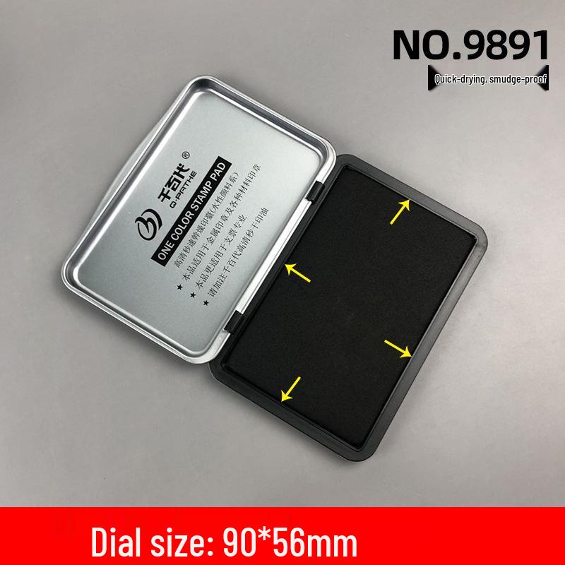 Large Quick-Drying Four-Color Ink Pad for Office Use and Newborn Hand/Footprints.